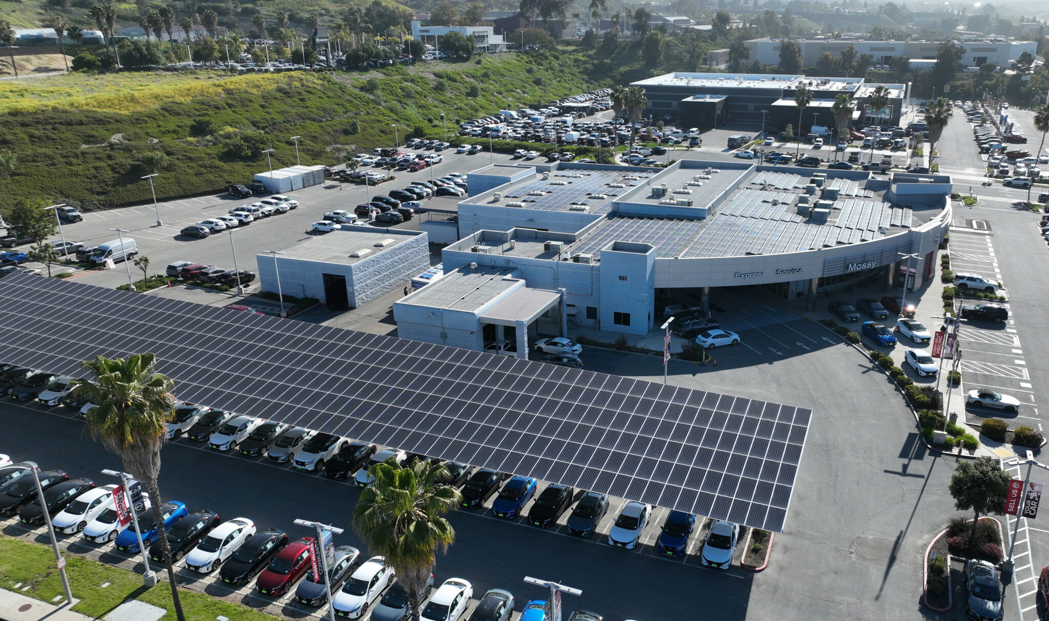 Mossy Nissan Solar Installation