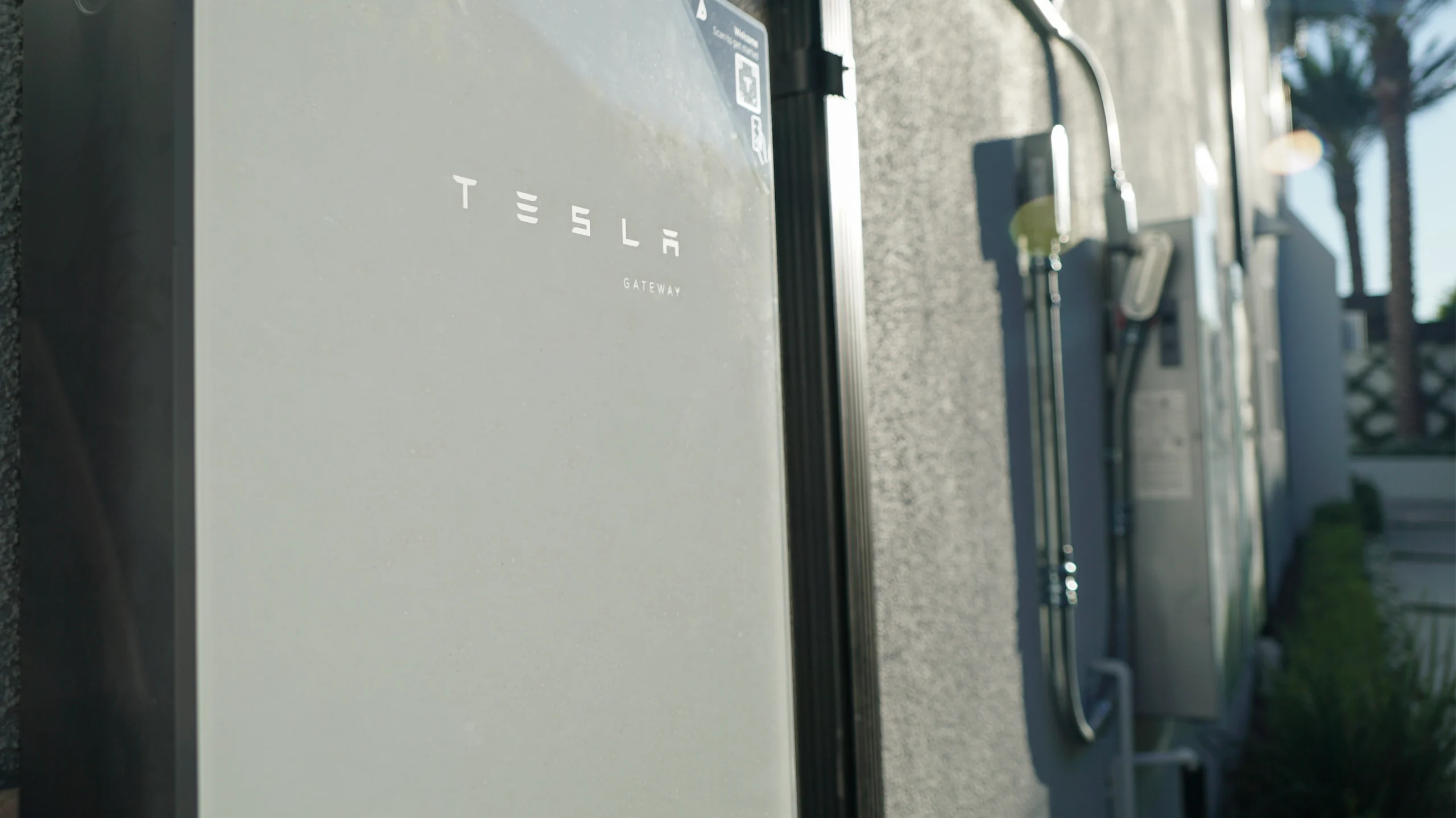 Tesla powerwall 3 installed on a home Tesla powerwall 3 installed on a home