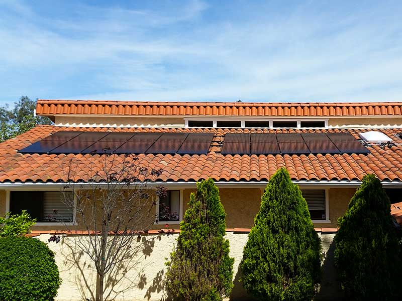 Clay Tile Roof Solar Install by SolarTech