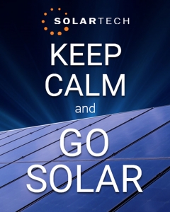 Keep Calm and Go Solar Today!