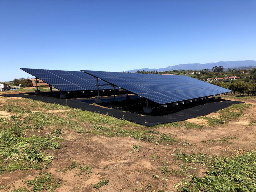 Ground Solar Installation