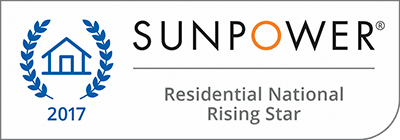 2017 SunPower Residential Rising Star Award