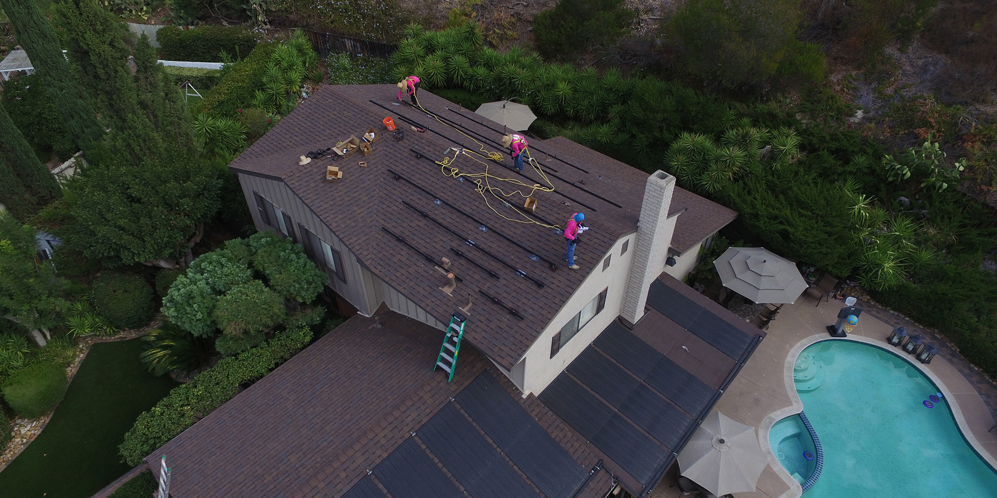 POWER IN PINK - SolarTech installs San Diego solar energy system
