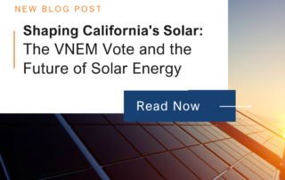 Shaping California's Solar: The VNEM Vote and the Future of Solar Energy