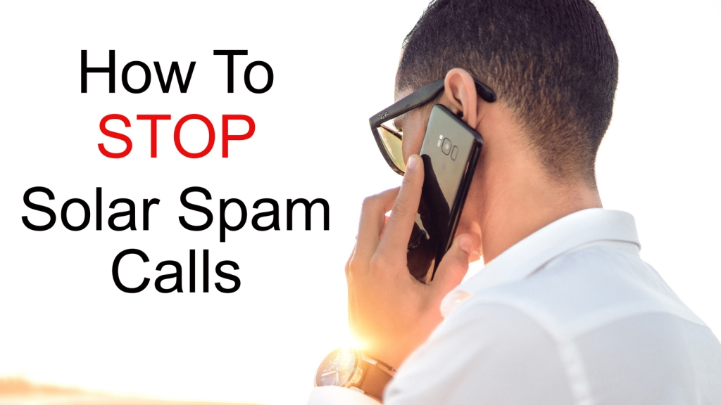how to stop solar spam calls
